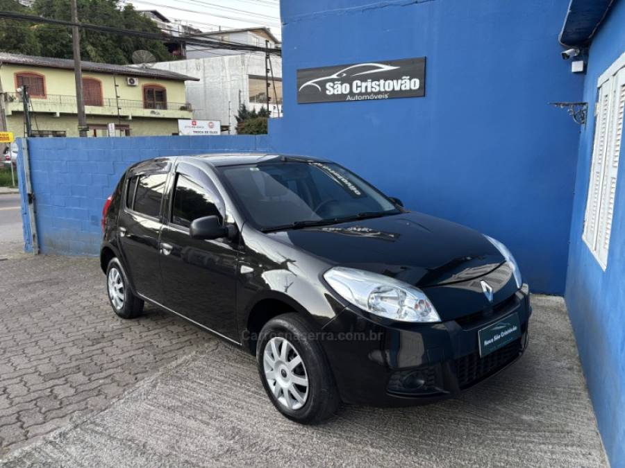 RENAULT - SANDERO - 2008/2009 - Preta - R$ 29.900,00