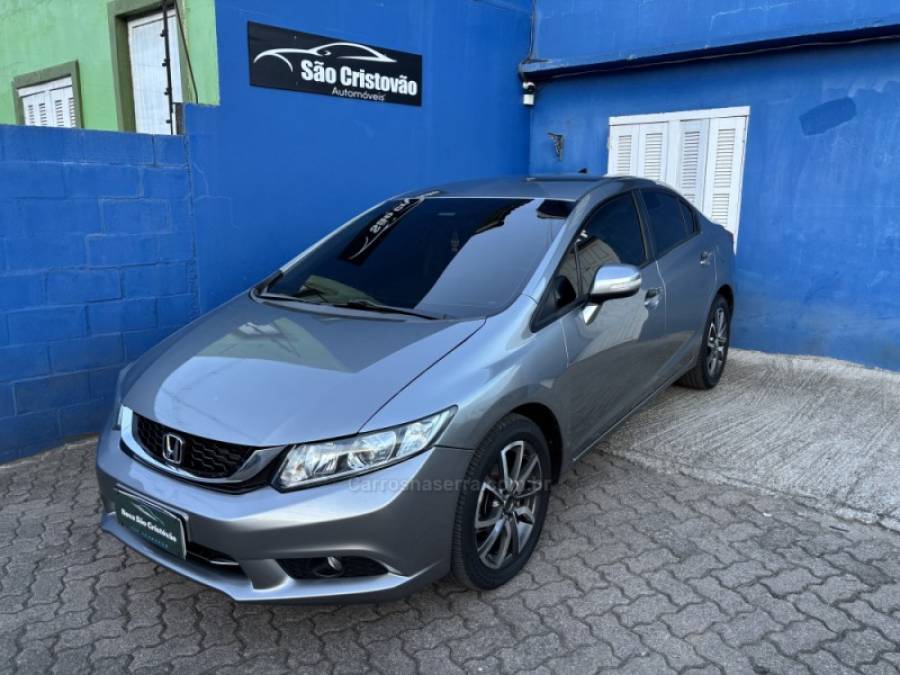 HONDA - CIVIC - 2014/2015 - Cinza - R$ 78.900,00