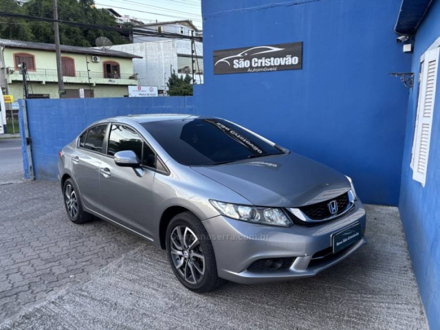 HONDA - CIVIC - 2014/2015 - Cinza - R$ 78.900,00