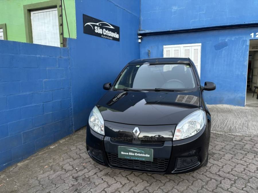 RENAULT - SANDERO - 2008/2009 - Preta - R$ 29.900,00