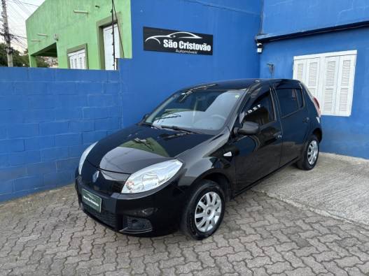 RENAULT - SANDERO - 2008/2009 - Preta - R$ 29.900,00